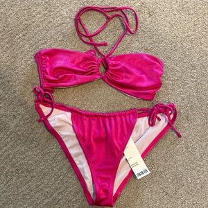 Urban outfitters hot pink bikini